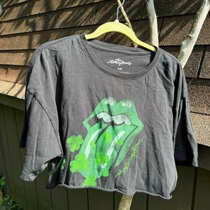 The Rolling Stones cropped tee | Size: S/M